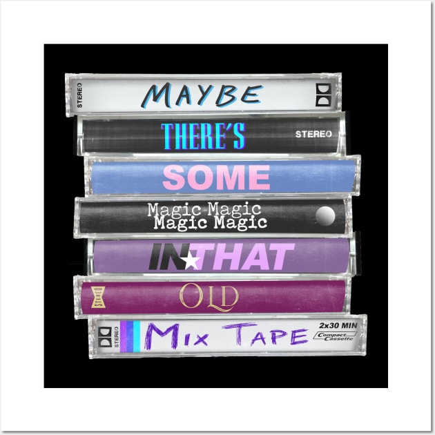 Mix Tape Wall Art by StreetLightPeopleApparel